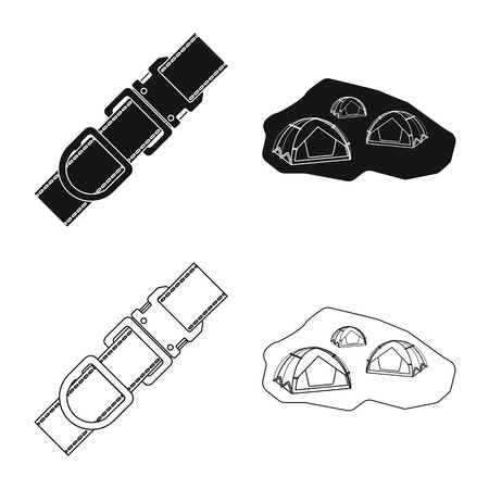 450x450 Vector Illustration Of Mountaineering And Peak Icon Collection