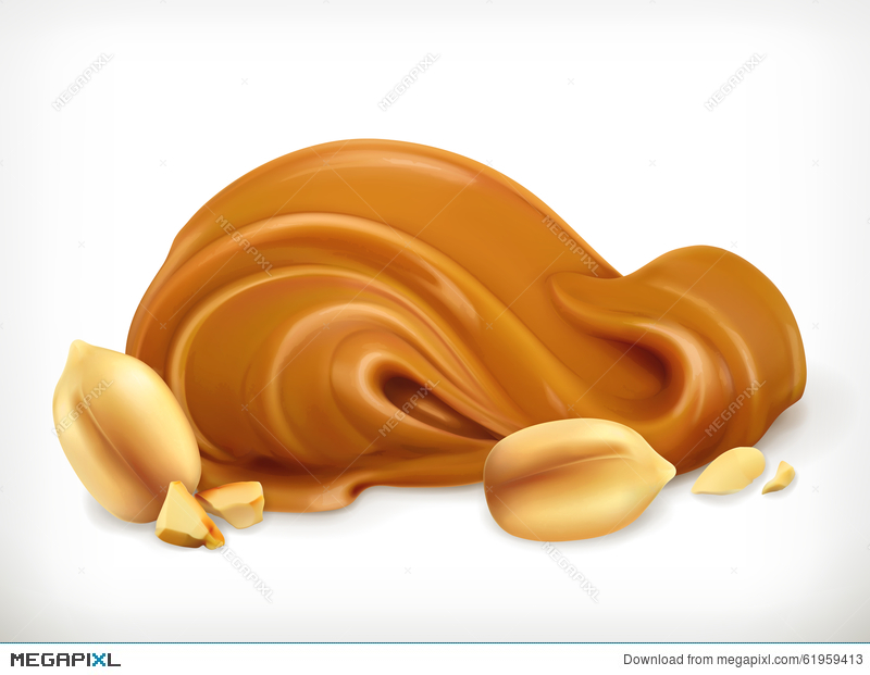 800x621 Peanut Butter Icon Illustration
