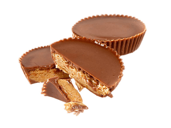 600x450 Split Reese's Peanut Butter Cups Icons Png