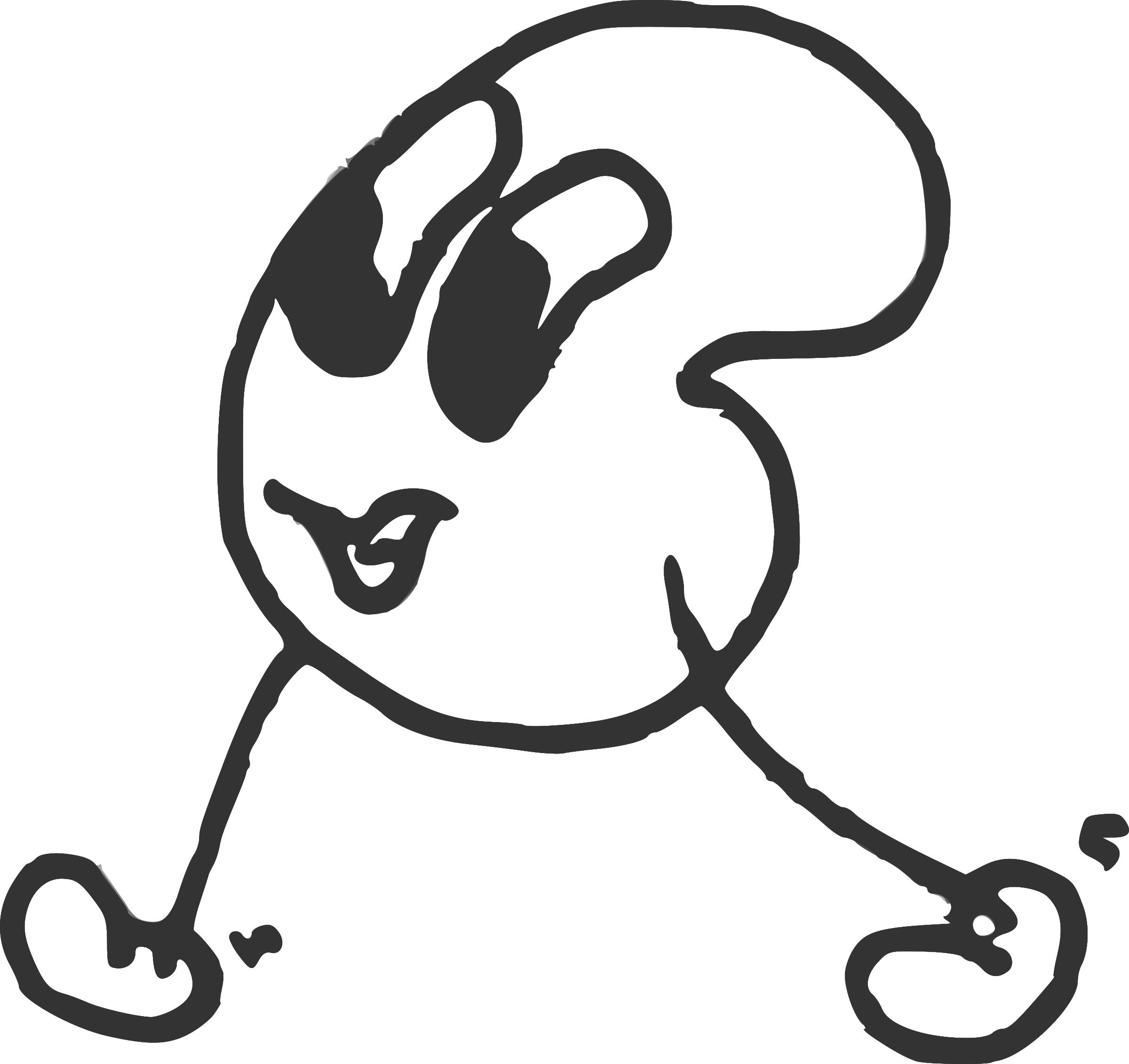 2400x2262 Walking Peanut Icons Png