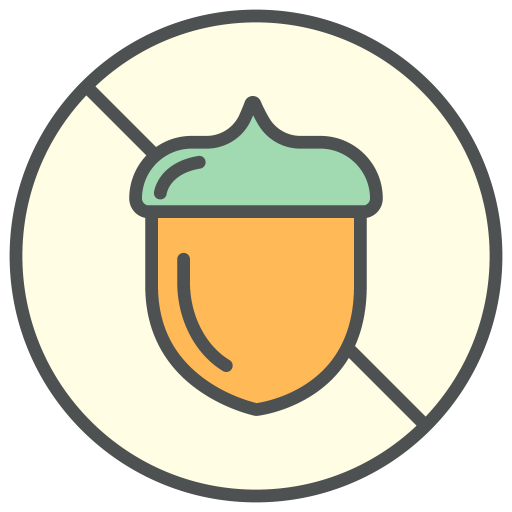 512x512 Nut, Free, Allergens Icon Free Of Allergy Info Cosmetic Food Icons