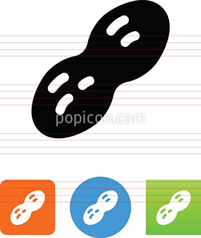 400x473 Vector Peanut Icon