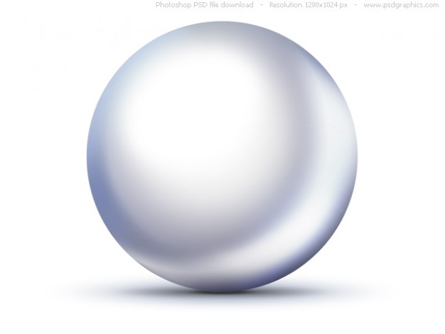 Shiny White Pearl Icon Free Download 626x470 Shiny White Pearl Icon Free Download