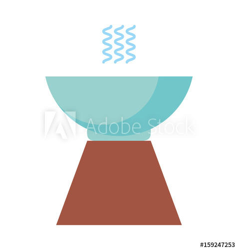 477x500 Pebble Aromatherapy Isolated Icon Vector Illustration Design