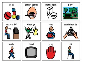 Free Printable Pecs Cards | Free Pec Symbols, Examples Of