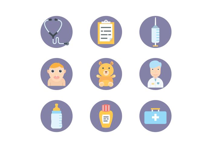700x490 Pediatrics Icons