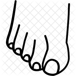 256x256 Pedicure Icon Of Line Style