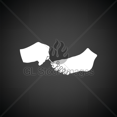 500x500 Pedicure Icon Gl Stock Images
