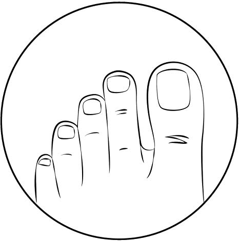 466x469 Relaxation Spa Pedicure Cartoon Icon Vinyl Sticker