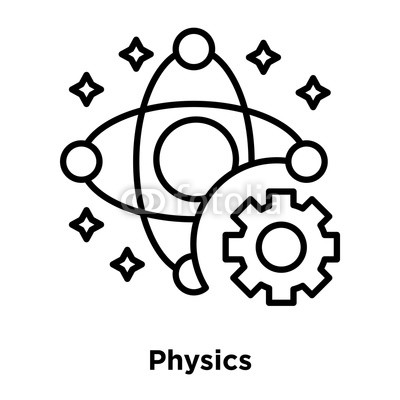 400x400 Physics Icon Vector Isolated On White Background, Physics Sign