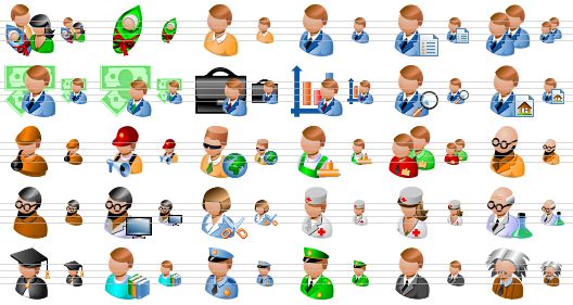 528x281 People Toolbar Icon Pack