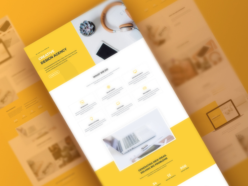 800x600 Design Agency Layout Pack