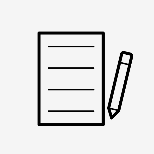 640x640 Handwritten Note Icon, Pen, Paper, Icon Png Transparent Clipart