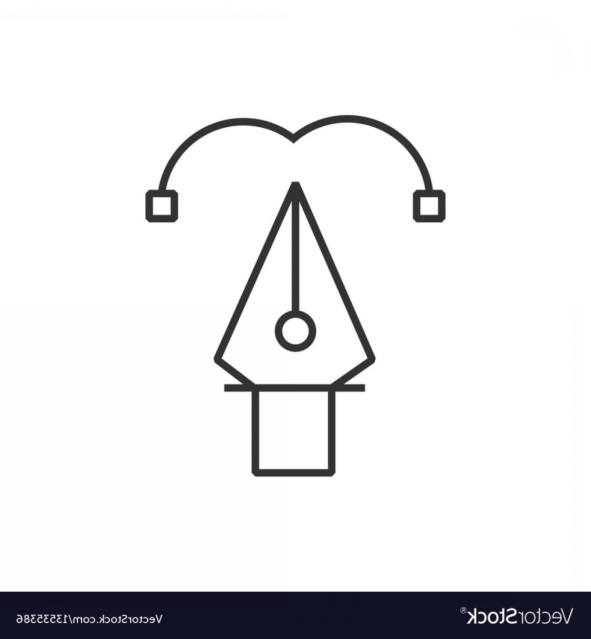 1200x1296 Pen Tool Icon Vector Hoodamath