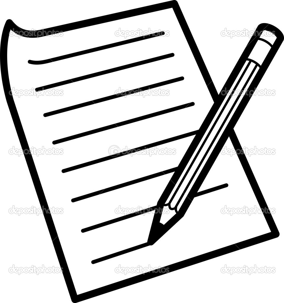 Pencil And Paper Icon