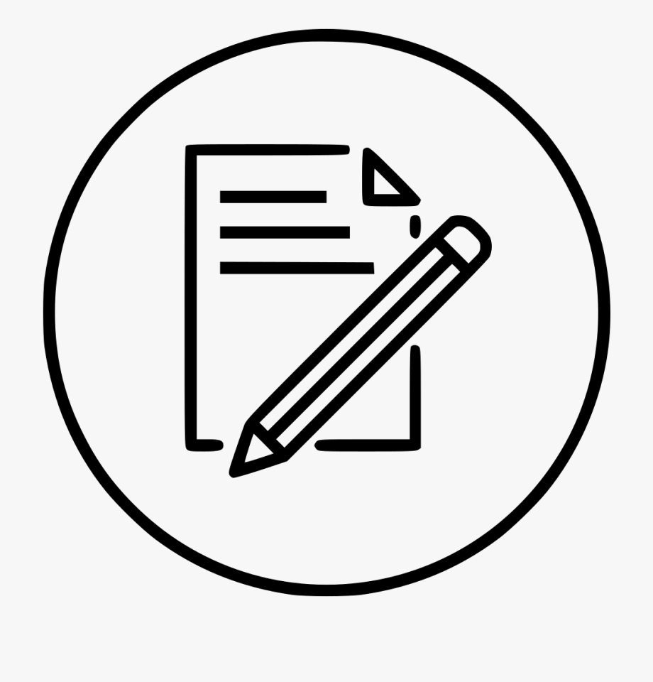 920x960 Document Paper Write Pencil Pen Drawing Png Icon Free