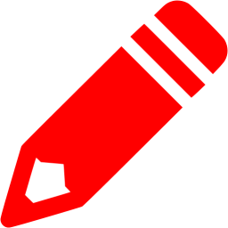 256x256 Red Pencil Icon