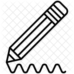 256x256 Writing Pencil Icon Of Line Style