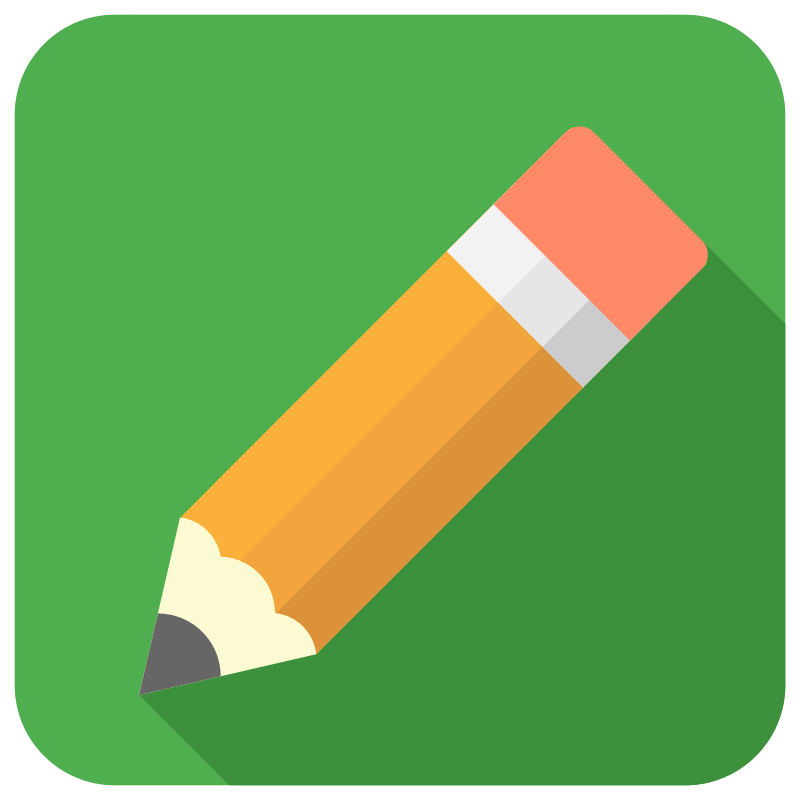 800x800 Free Clip Art Pencil Icon