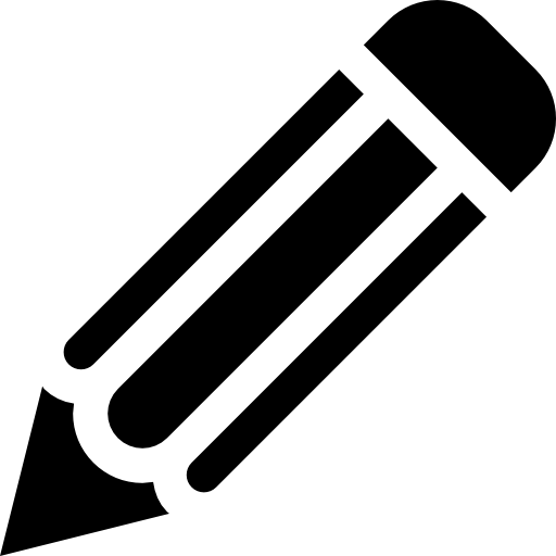 512x512 Pencil Striped Symbol For Interface Edit Buttons Icons Free Download