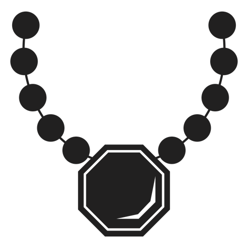 512x512 Bead Necklace With Pendant Icon
