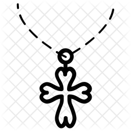 256x256 Chain Pendant Icon Of Line Style