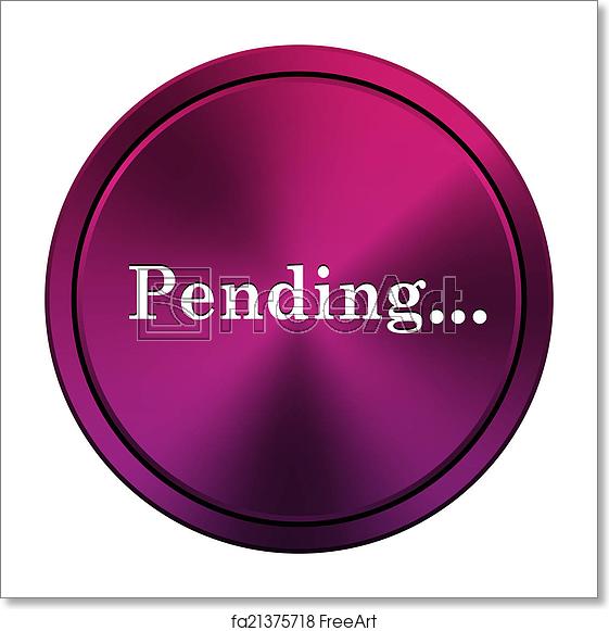 561x581 Free Art Print Of Pending Icon Mauve Metallic Icon Internet