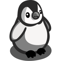 Penguin Symbol Icon 200x200 Penguin Symbol Icon