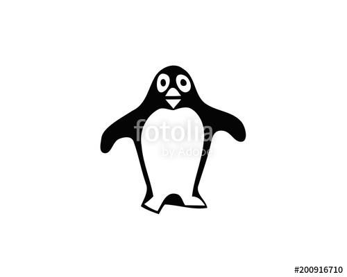 Pengun Simple Illustration Of Penguin Vector Icon For Web 500x400 Pengun Simple Illustration Of Penguin Vector Icon For Web