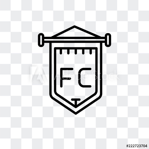 500x500 Pennant Icon Isolated On Transparent Background Modern