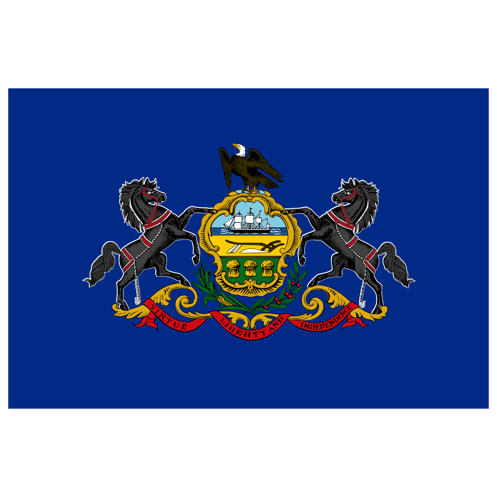 1024x1024 Us Pa Pennsylvania Flag Icon
