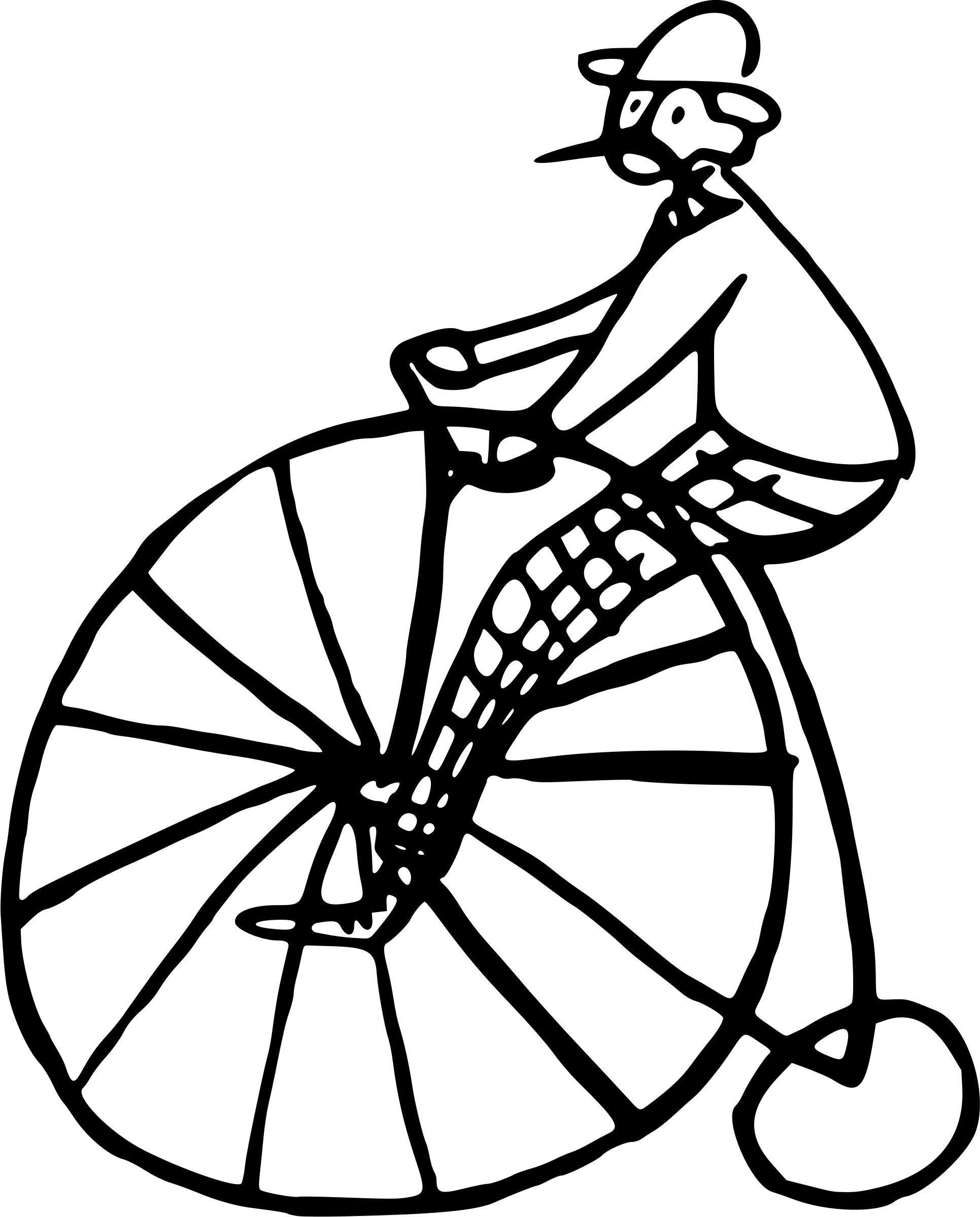 1931x2399 Penny Farthing Icons Png