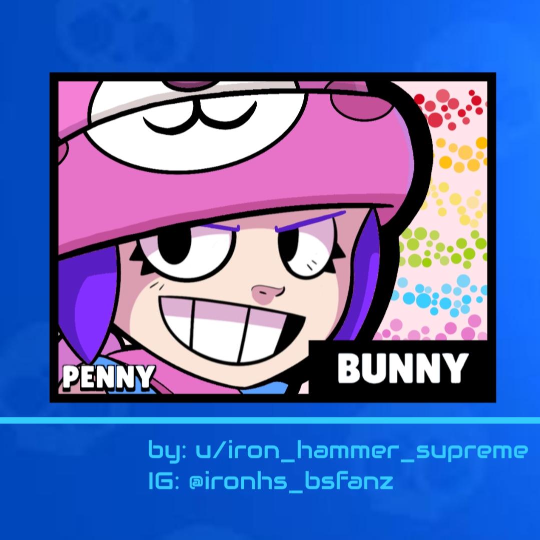 1079x1080 Skn Ideas Bunny Penny Brawlstars