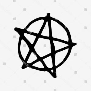 300x300 Photostock Vector Pentagram Symbol Icon On White Background Vector