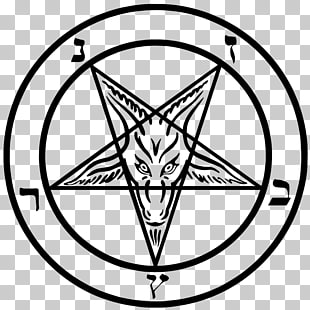 310x310 Pentacle Pentagram Church Of Satan Wicca Symbol, Pagani, Round