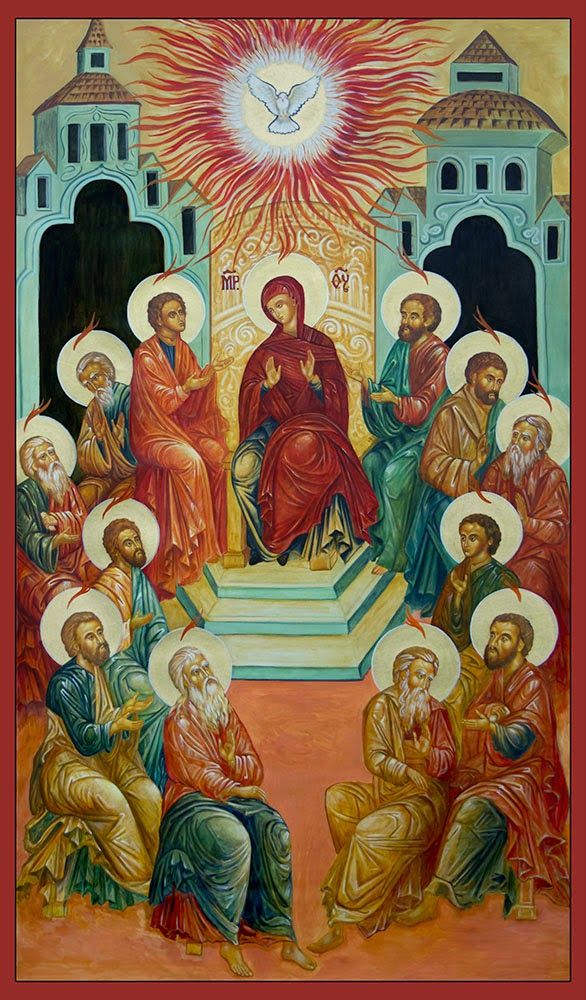 586x1000 Association Of Catholic Women Bloggers Pentecost Icon Catholic