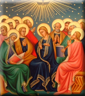 288x324 Pentecost Icon Holy Spirit Catholic Church