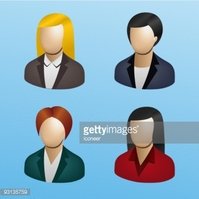 199x199 Business People Icon Set Businesswoman Stock Vectors
