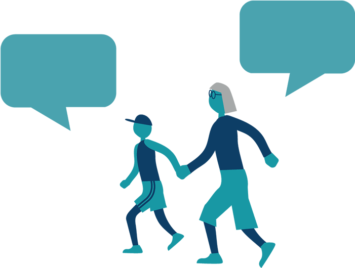 701x530 Icons Of Two People Holding Hands With Text Bubbles