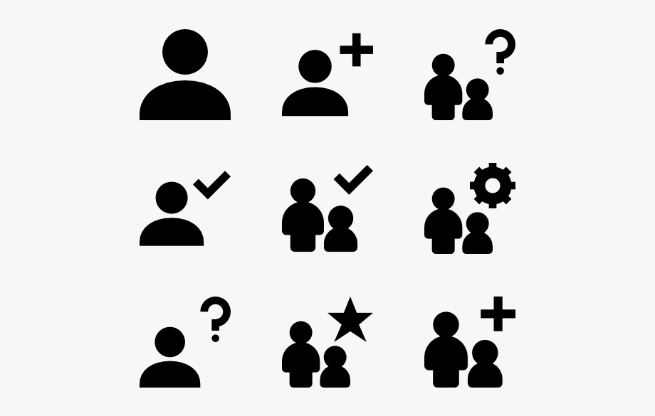 People Icon Black And White at Vectorified.com | Collection of People ...