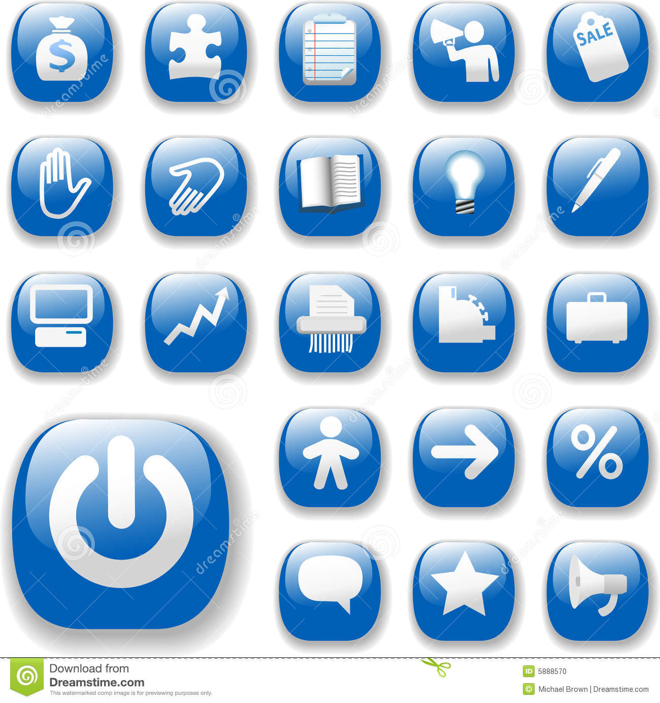 1300x1385 Business People Icons Blue Images