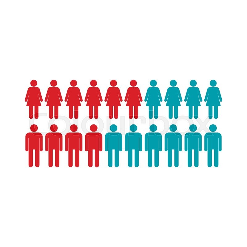 800x800 People Icon, Flat Style Stock Vector Colourbox