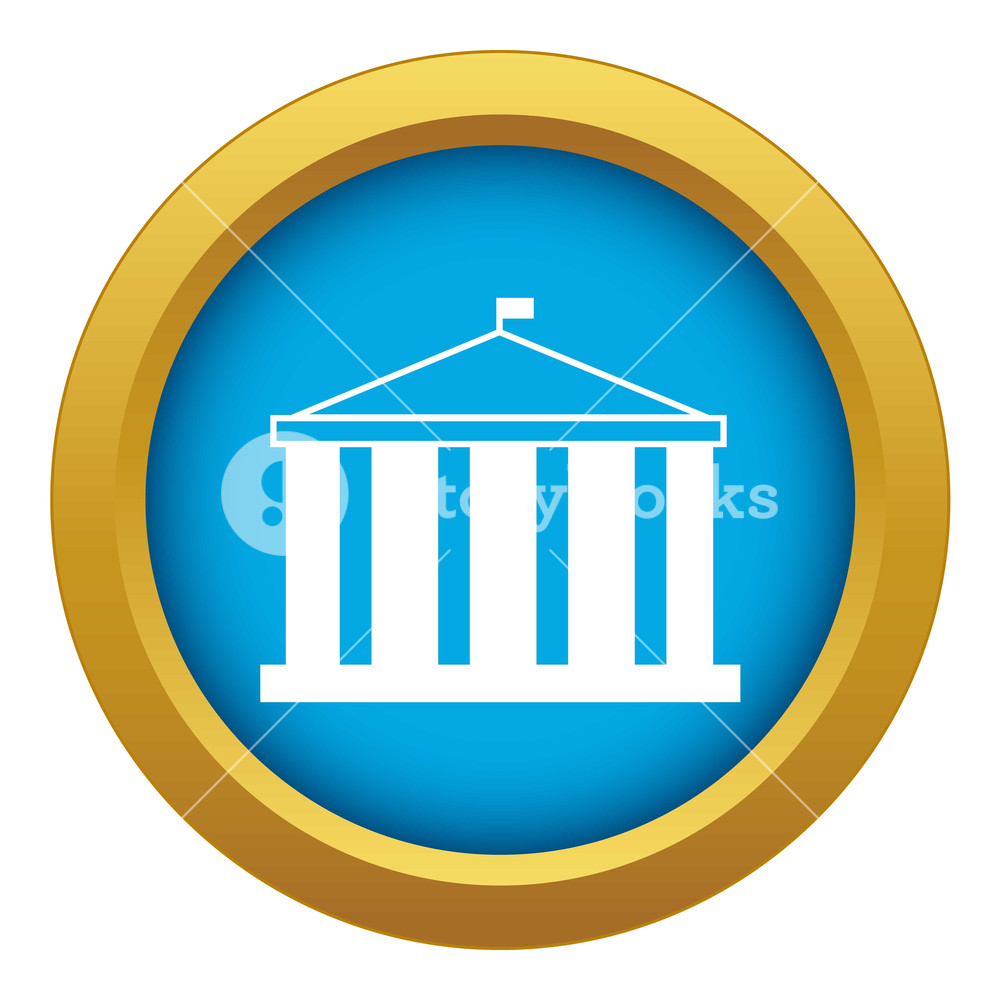 1000x1000 People Meeting Icon Blue Vector Isolated On White Background