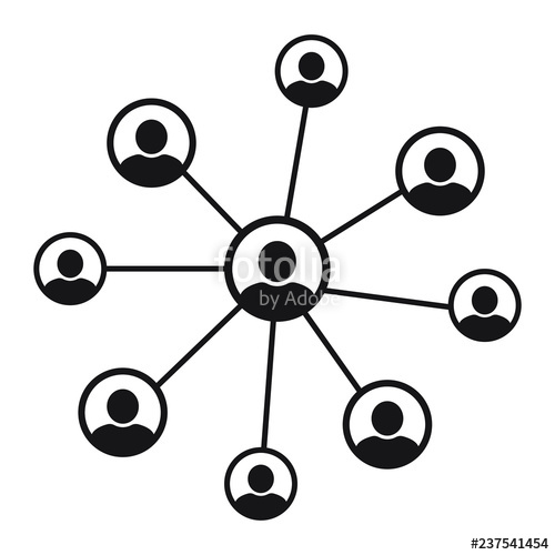 500x500 People Network Icon Stock Image And Royalty Free Vector