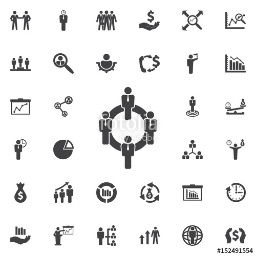 500x500 People Network Icon Stock Image And Royalty Free Vector