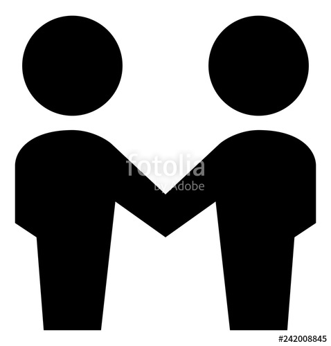 478x500 People Shaking Hands Icon Stock Image And Royalty Free Vector