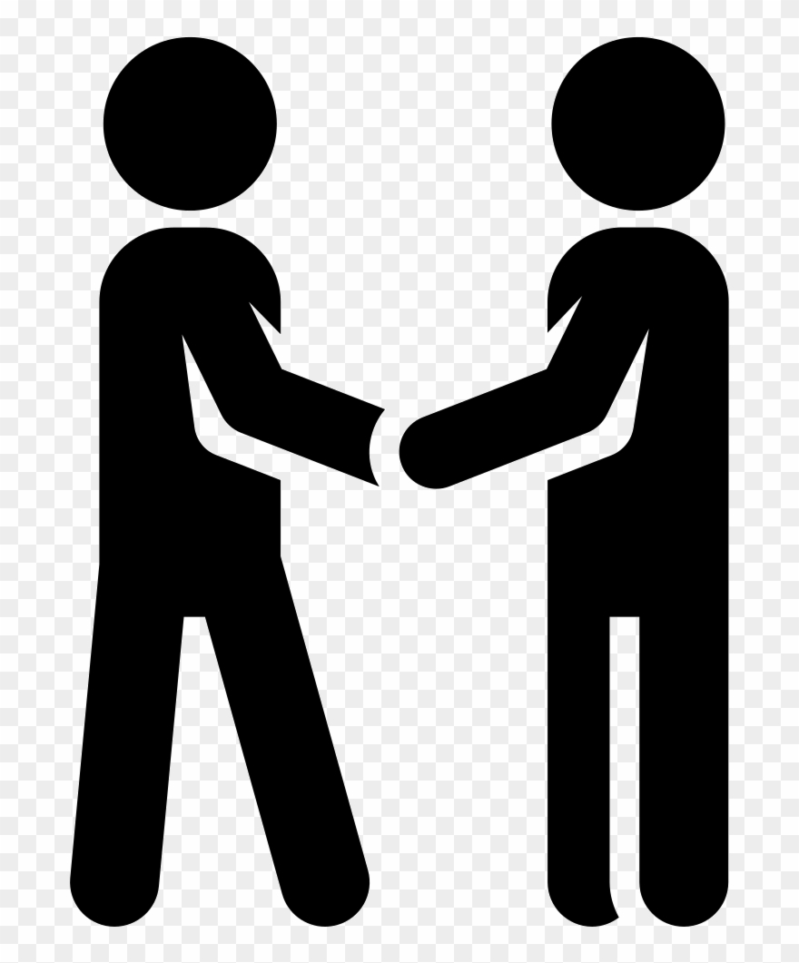 880x1061 Shaking Hand Icon Clipart