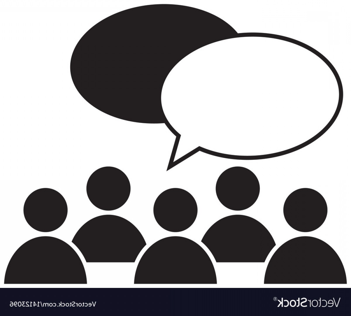 1200x1080 People Talking Icon On White Background Discuss Vector Geekchicpro