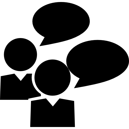 512x512 Students Talking Icons Free Download