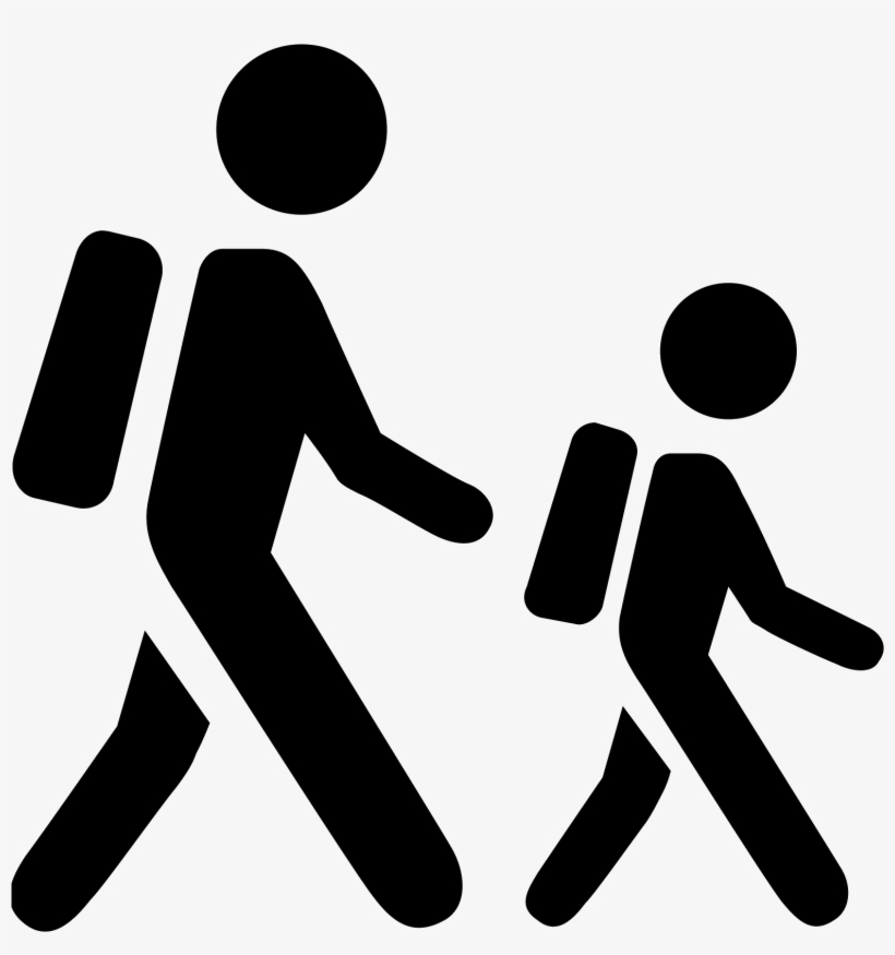 820x875 The Outline Of Two People Walking